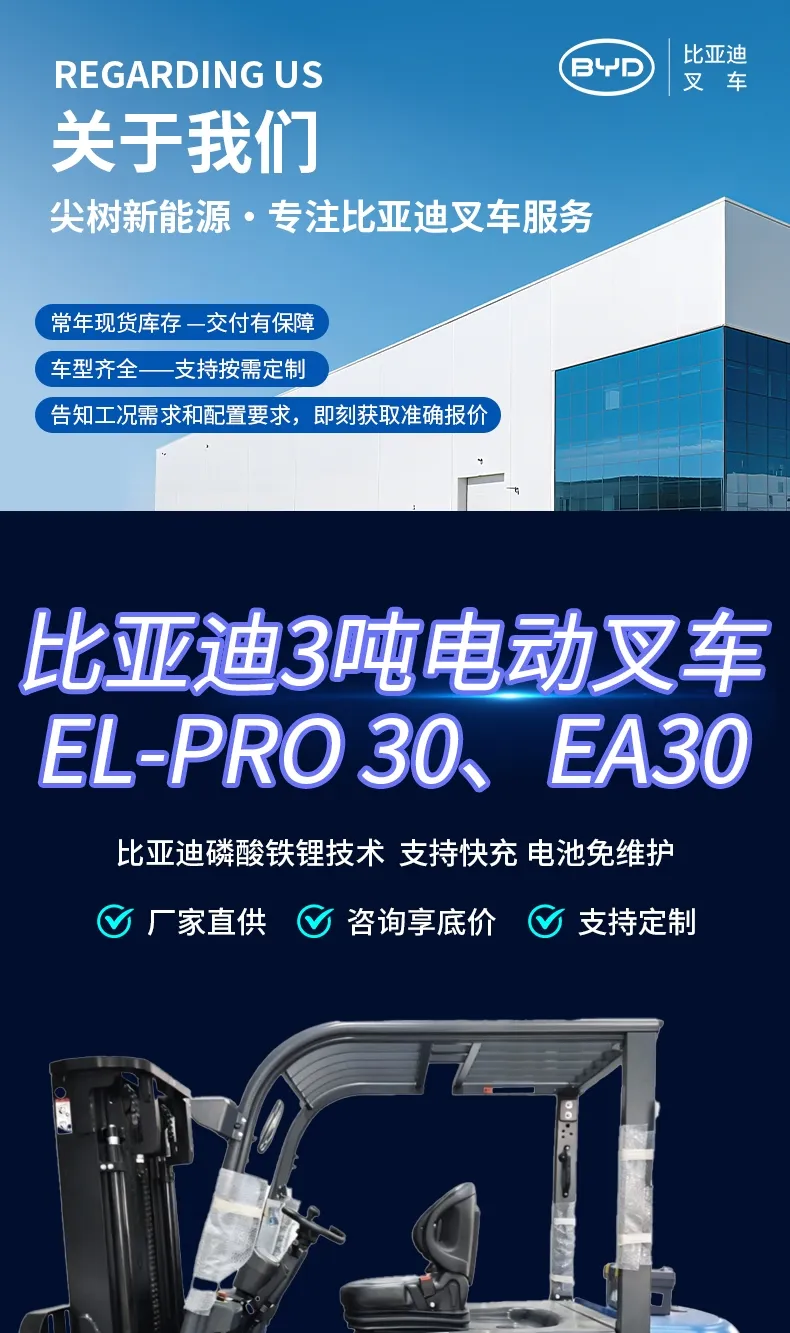 BYD 3 طن رافعة شوكية كهربائية(الرقم1) BYD 3 طن رافعة شوكية كهربائية(الرقم1)